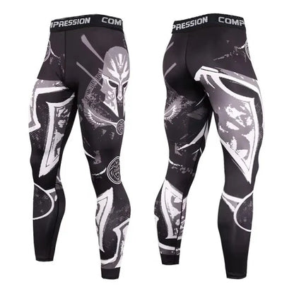 Men's Compression Leggings – Gym Training Tights & Sports Pants