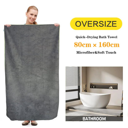 Microfiber Quick-Dry Bath Towel – Lightweight & Absorbent