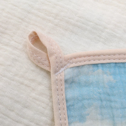 Baby Muslin Burp Cloth & Face Towel – 6-Layer Cotton Gauze