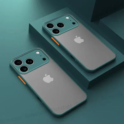 iPhone 17 Matte Frosted Hard Case with Camera Protection