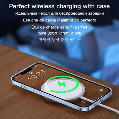 Luxury MagSafe Acrylic iPhone Case - iPhone 7 to 16 Series, Wireless Charging