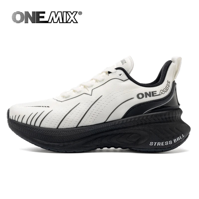 Cushioning Running Shoes Unisex – Non-Slip, Lace-Up Sports Sneakers for Heavy Runners