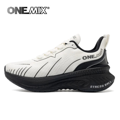 Cushioning Running Shoes Unisex – Non-Slip, Lace-Up Sports Sneakers for Heavy Runners