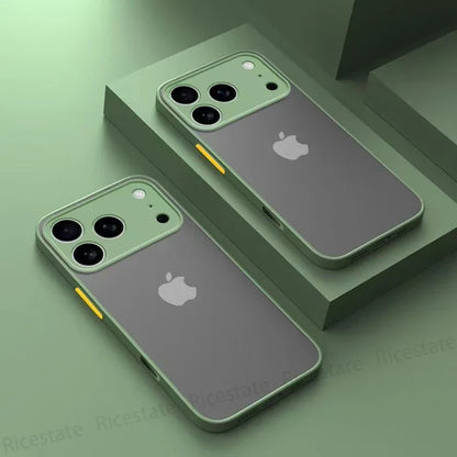 iPhone 17 Matte Frosted Hard Case with Camera Protection