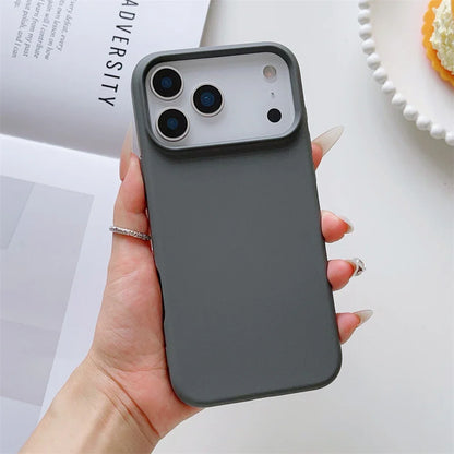 iPhone Case Matte Candy Color Liquid Silicone Shockproof Cover