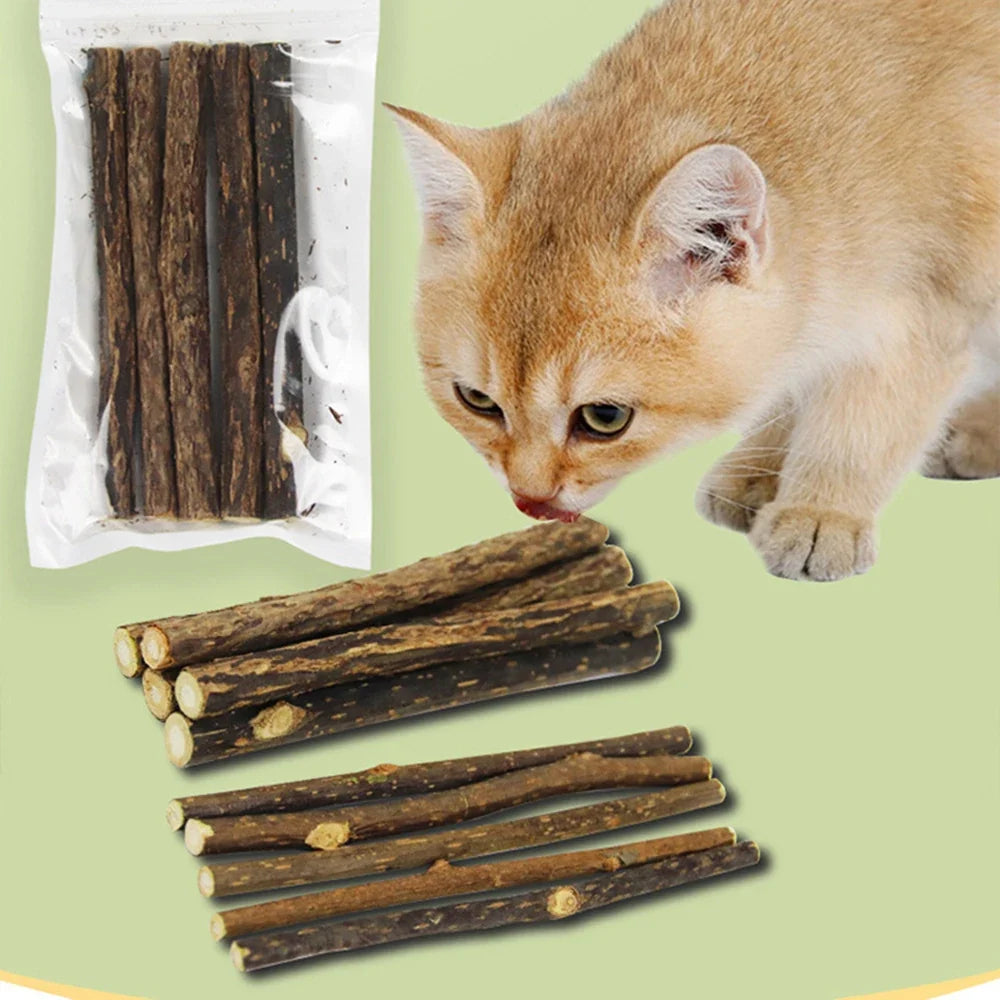Cat Catnip Matatabi Chew Sticks – Natural Molar Dental Treat