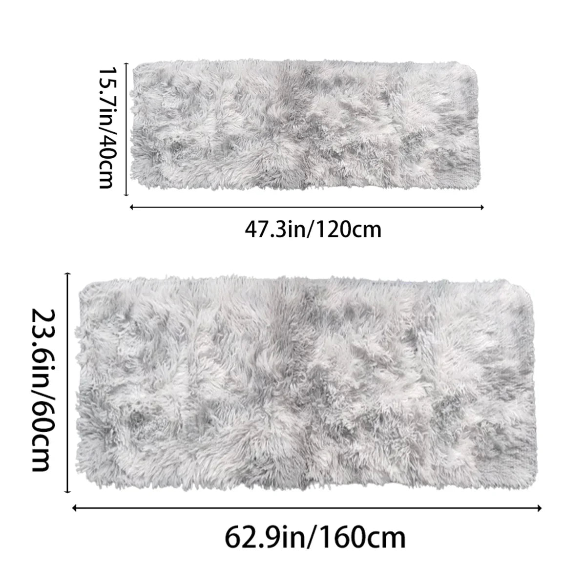 Fluffy Shag Rug – Ultra-Soft Non-Slip Plush Carpet for Bedroom & Living Room