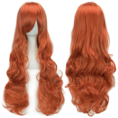 Long Curly Cosplay Wig – Synthetic Party Wig for Women