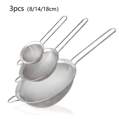 Stainless Steel Fine Mesh Strainer Sieve – Multiple Sizes