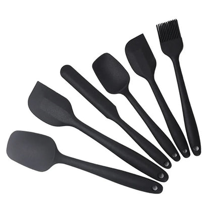 Silicone Spatula Set – 6-Piece Food-Grade Heat-Resistant Kitchen Tools