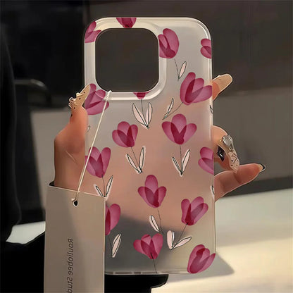 iPhone Case Transparent Matte Shockproof Cover for iPhone 11–18 Pro Max