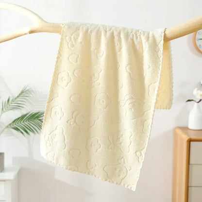 Super Absorbent Quick-Dry Face Towels – Soft Embossed Washcloths
