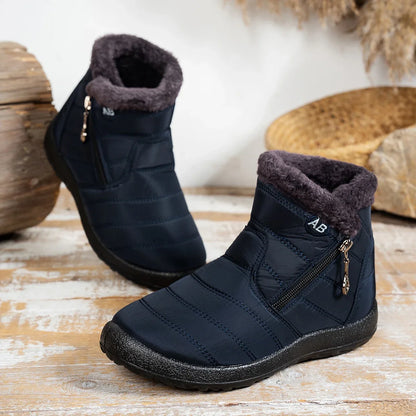Women's Winter Snow Boots Faux Fur Lined Waterproof Ankle Booties