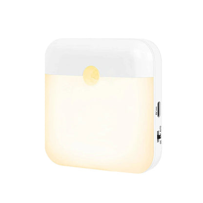 Motion Sensor Night Light USB Rechargeable Wireless Magnetic LED