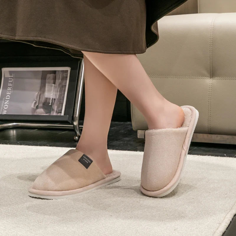 Winter Warm Slippers – Unisex Non-Slip Indoor House Shoes