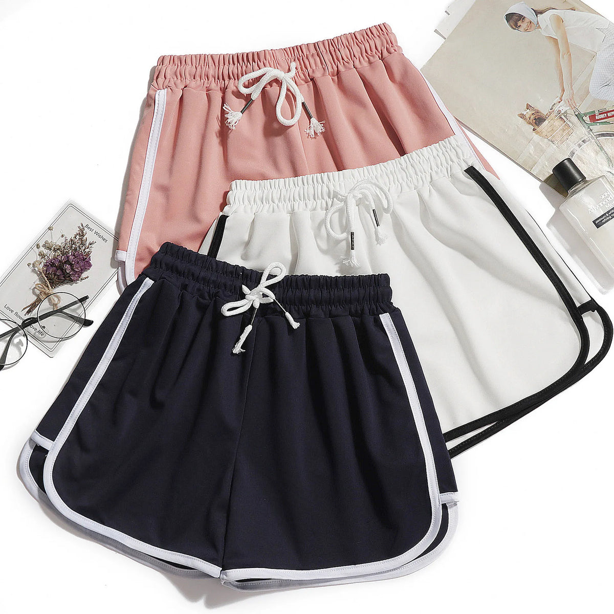 Women's Casual Athletic Shorts – Loose Fit Yoga & Running Shorts
