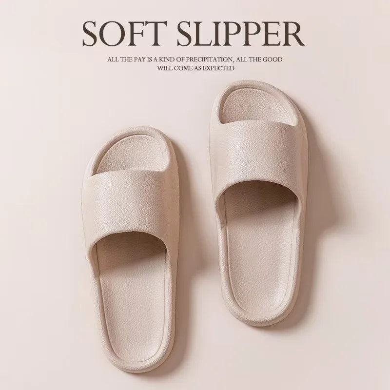 EVA Thick-Sole Slide Slippers Women's Lightweight Indoor Shoes