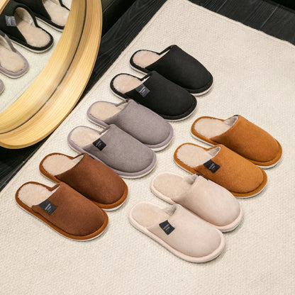 Winter Warm Slippers – Unisex Non-Slip Indoor House Shoes