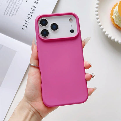 iPhone Case Matte Candy Color Liquid Silicone Shockproof Cover