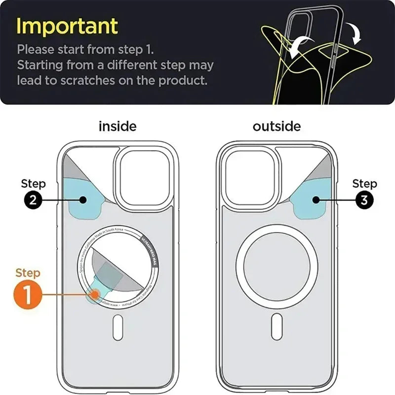 Clear MagSafe iPhone Case – iPhone 17, 16, 15, 14, 13, 12 & 11 Series