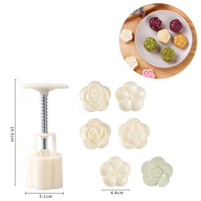Mooncake Mold DIY Hand Press – Pastry & Mung Bean Cake Stamp