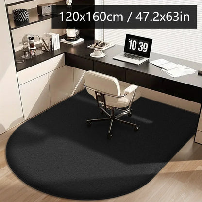 Office Chair Mat Flannel Desk Floor Protector – Thick Arched Carpet