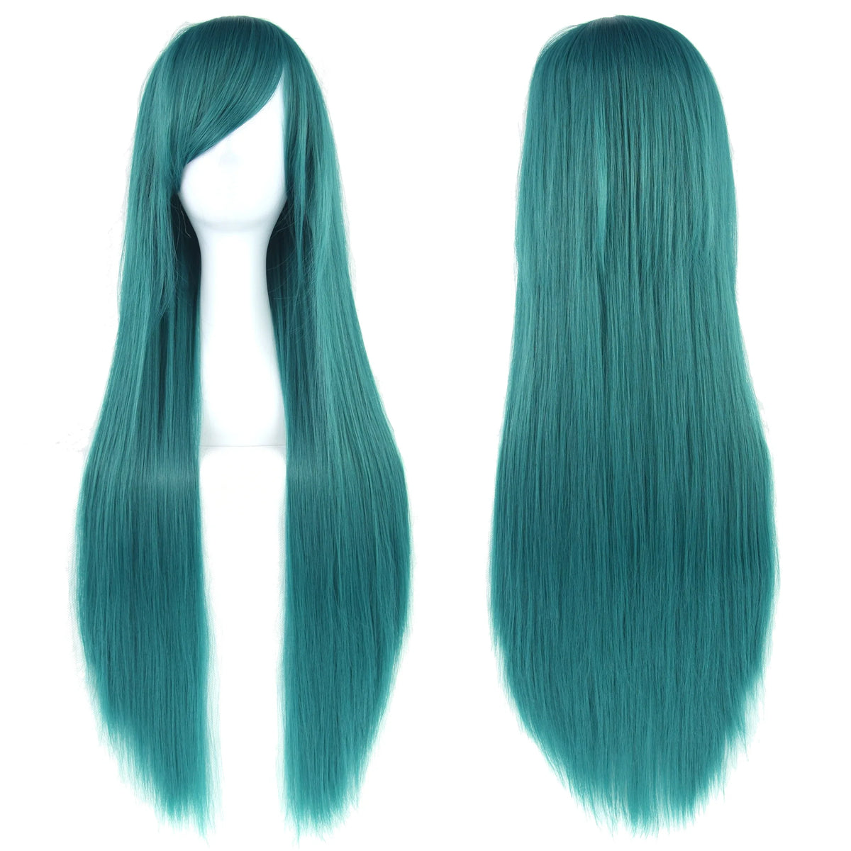 32 Inch Long Straight Synthetic Wig – Cosplay & Party, 36 Colors
