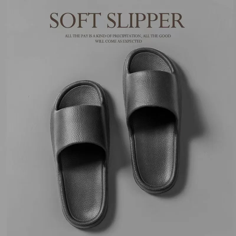 EVA Thick-Sole Slide Slippers Women's Lightweight Indoor Shoes