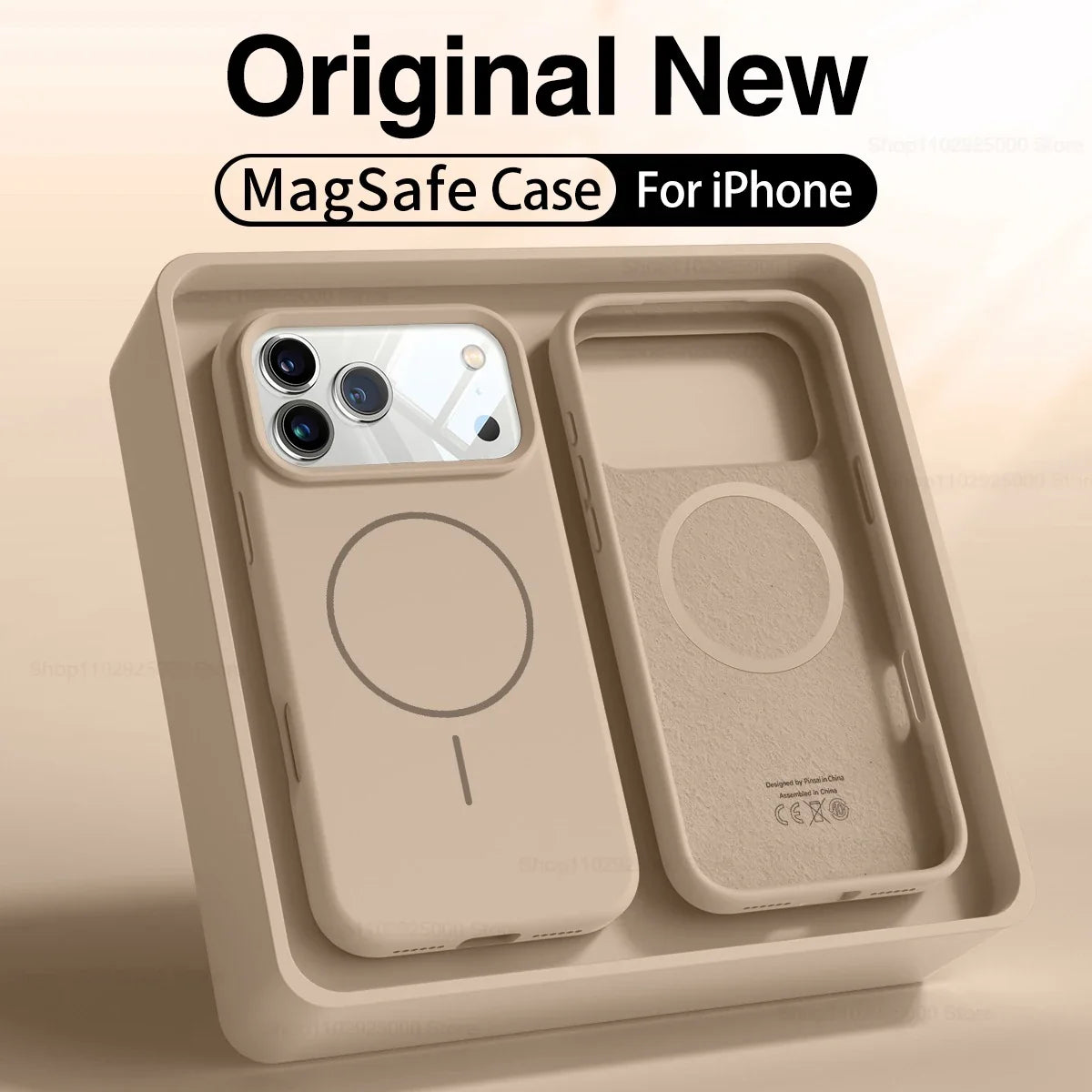 MagSafe Liquid Silicone iPhone Case – Magnetic Cover for iPhone 12–17 Series