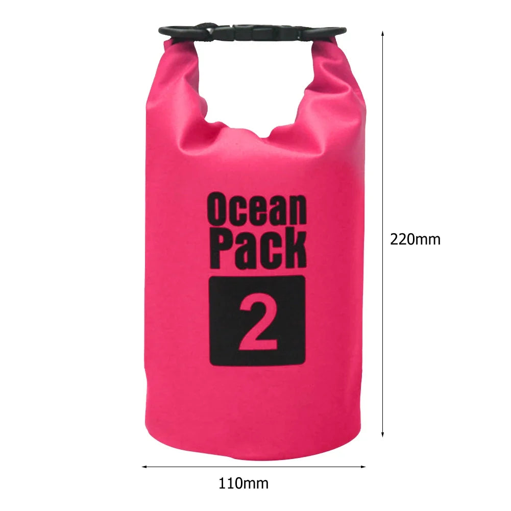 Waterproof Dry Bag – Foldable Roll-Top Pack 2L 3L 5L 10L 15L