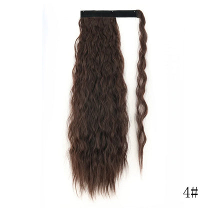 Wrap Around Ponytail Extension – Long Straight Synthetic Clip-In