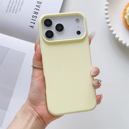 iPhone Case Matte Candy Color Liquid Silicone Shockproof Cover