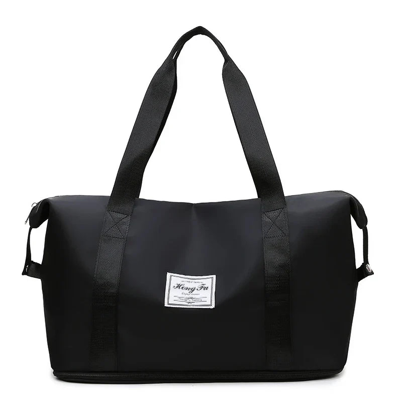 Travel Duffle Bag – Waterproof Nylon Gym Tote for Women