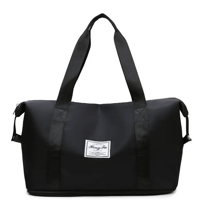 Travel Duffle Bag – Waterproof Nylon Gym Tote for Women
