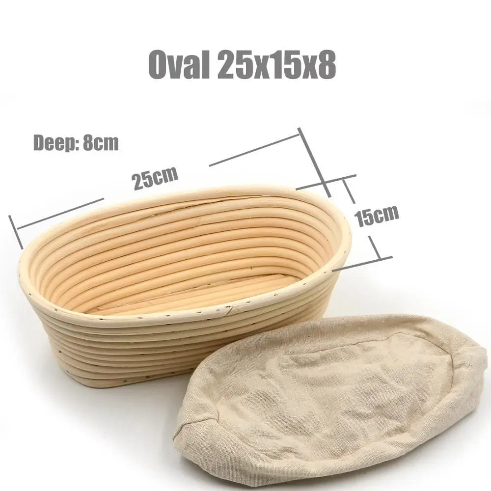 Banneton Bread Proofing Basket – Rattan Dough Proving Basket