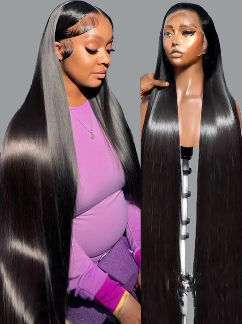 200 Density HD Lace Frontal Wig | Straight Brazilian Human Hair 18–46 Inch