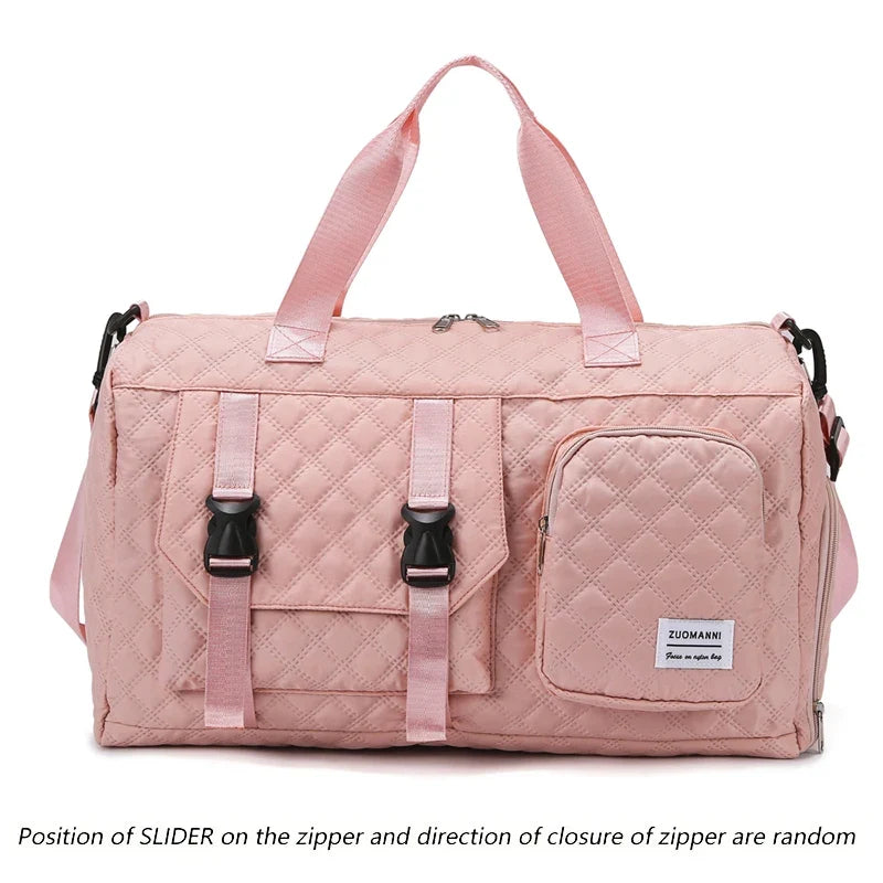 Nylon Travel Duffle Bag Large Gym Sports Overnight Bag