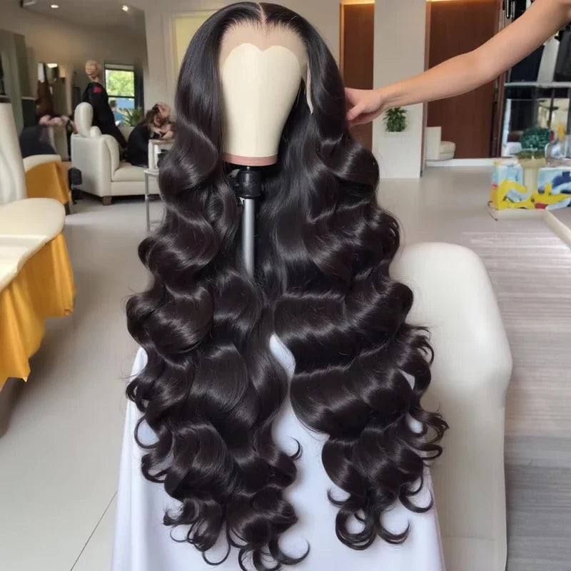 Body Wave Lace Front Wig – Raw Peruvian Human Hair 250 Density