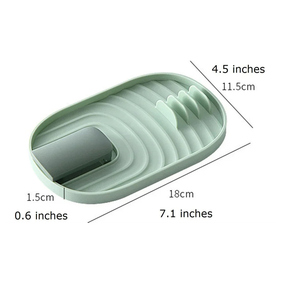 Silicone Spoon Rest & Utensil Holder – Kitchen Organizer