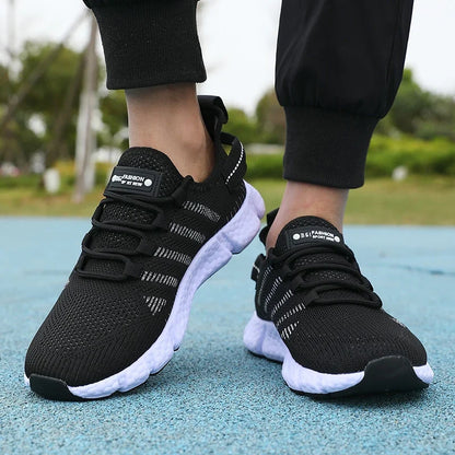 Men's Mesh Breathable Sneakers – Lightweight Casual Running Shoes