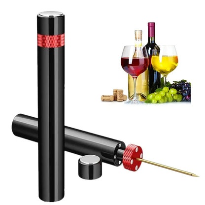 Air Pump Wine Opener – Stainless Steel Needle Corkscrew