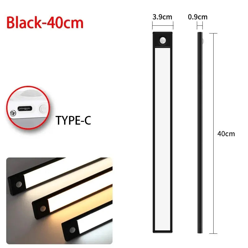 Under Cabinet LED Motion Sensor Light USB Rechargeable – 3 Color Modes