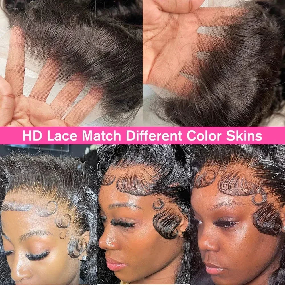 13x4 HD Lace Front Wig Deep Water Wave Human Hair – Pre-Plucked