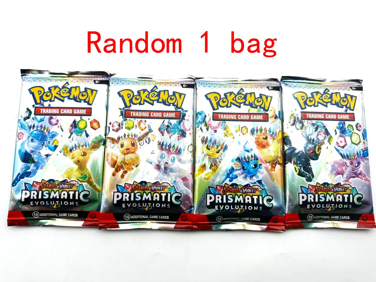 360 Pack Pokémon Scarlet Violet Prismatic Evolutions English Trading Cards