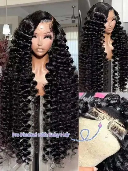 HD Lace Front Wig Human Hair Loose Deep Wave 13x4 13x6 Glueless