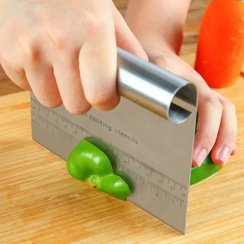 Stainless Steel Dough Scraper with Scale – Bench Cutter