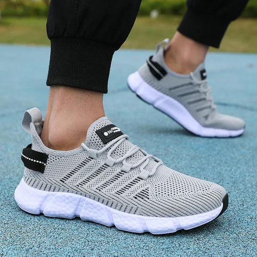 Men's Mesh Breathable Sneakers – Lightweight Casual Running Shoes