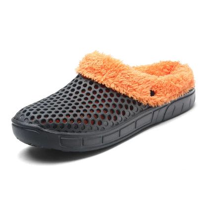 Fleece-Lined Clogs Slip-On Shoes for Men and Women