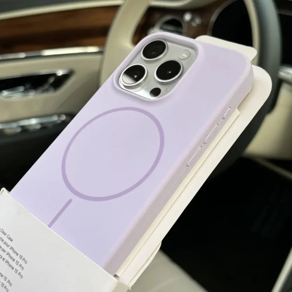 Luxury Liquid Silicone iPhone Case – MagSafe Compatible | iPhone 11–16 Series