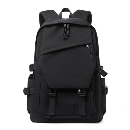 Travel Backpack 15" – Large Capacity Solid Color Daypack